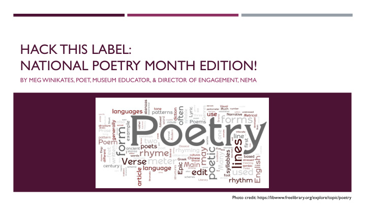 hack this label national poetry month edition