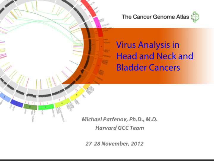 virus analysis in head and neck and bladder cancers
