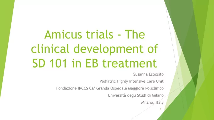 sd 101 in eb treatment