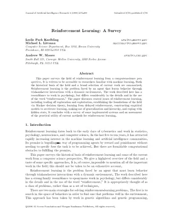 Journal  of  Articial  In  telligence  Researc  h