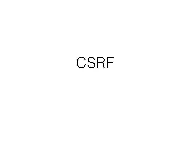 csrf recall session using cookies