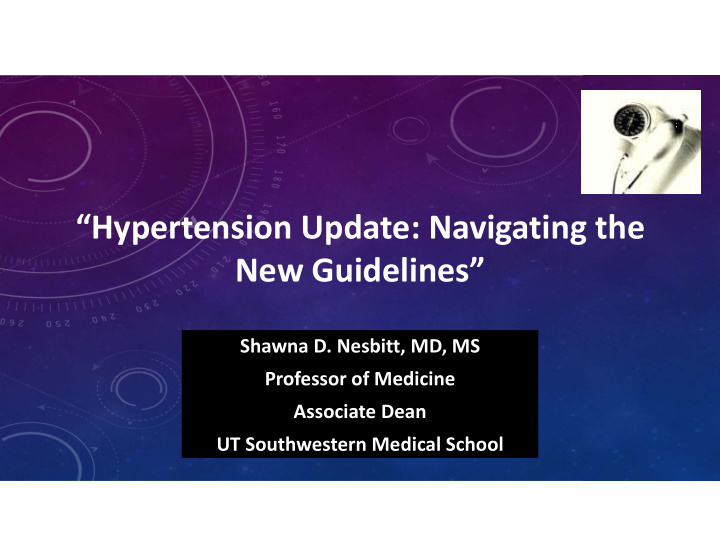 hypertension update navigating the new guidelines