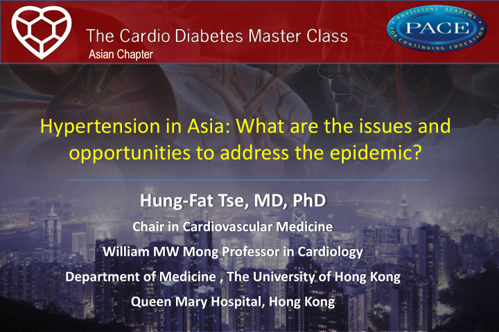 hypertension in asia what are the issues and