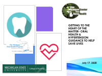 getting to the heart of the matter oral health