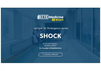 Introduction: Shock Definition: circulatory failure resulting in reduced oxygen delivery to the