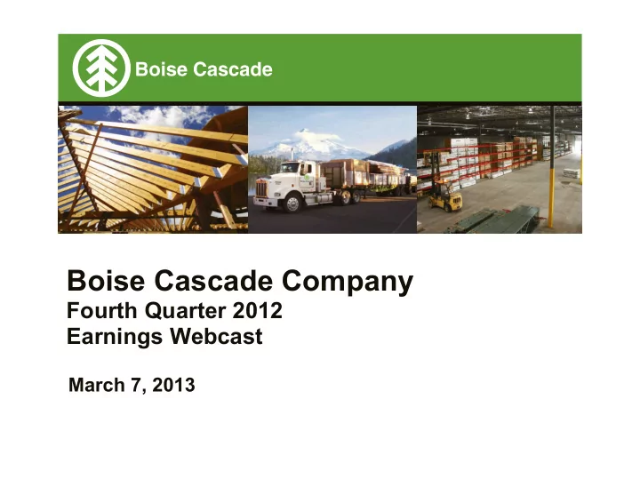boise cascade company