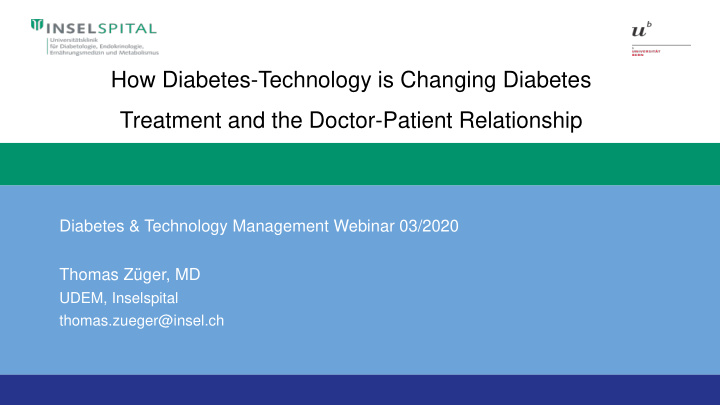 how diabetes technology is changing diabetes treatment