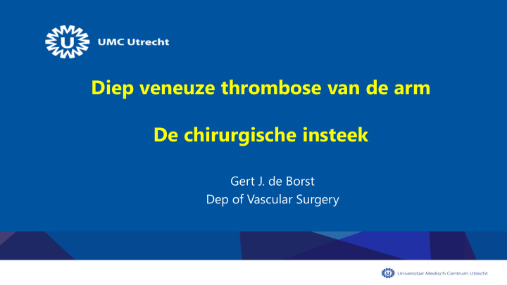 diep veneuze thrombose van de arm de chirurgische insteek