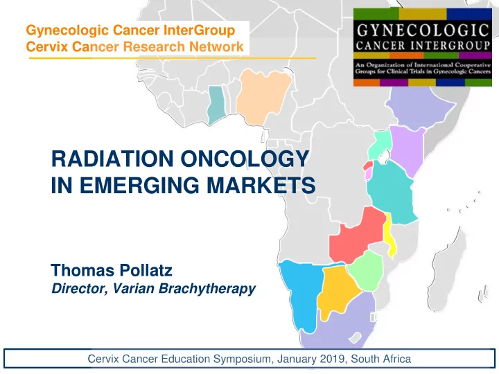 radiation oncology