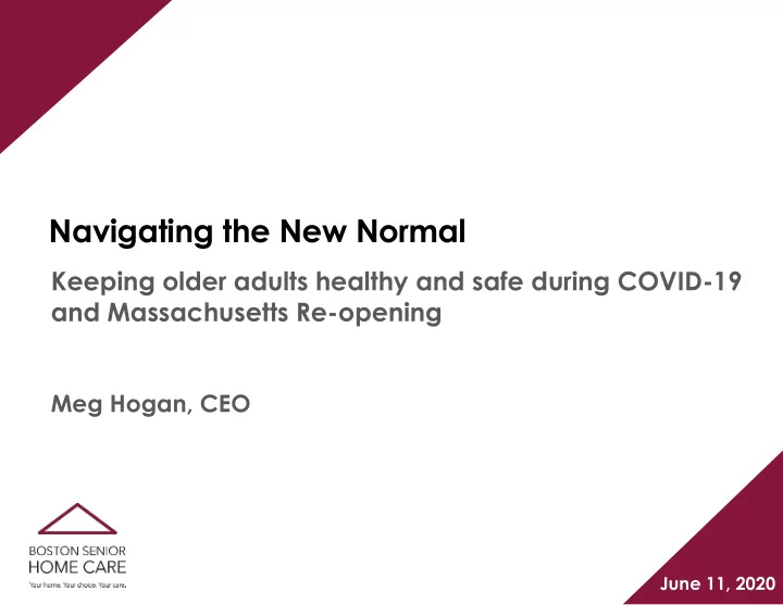 navigating the new normal