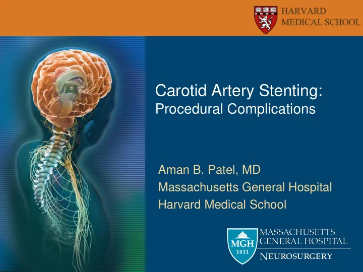 carotid artery stenting
