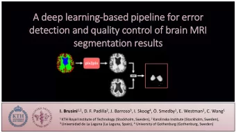A  A deep  ep l  lear  arni  ning-bas  based  ed p  pipel  peline  ne f  for e  error  de  detecti