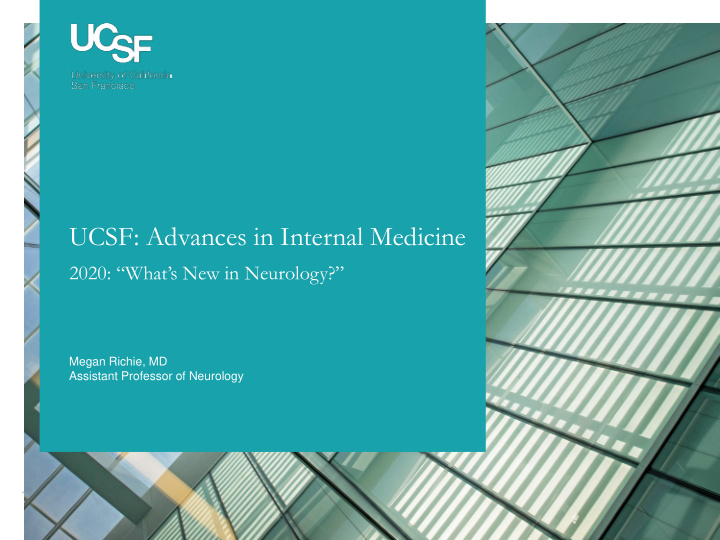 ucsf advances in internal medicine