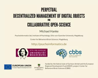 PERPETUAL  PERPETUAL  DECENTRALIZED MANAGEMENT OF DIGITAL OBJECTS  DECENTRALIZED MANAGEMENT OF