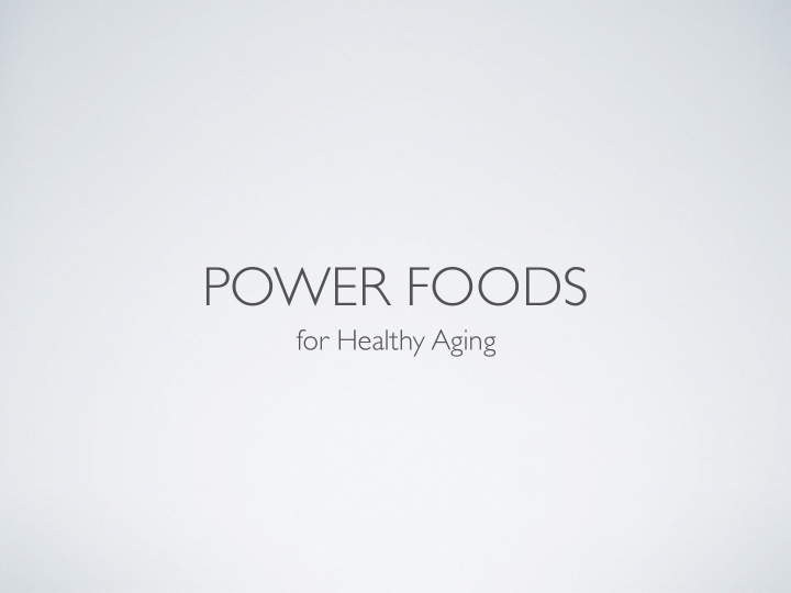 power foods