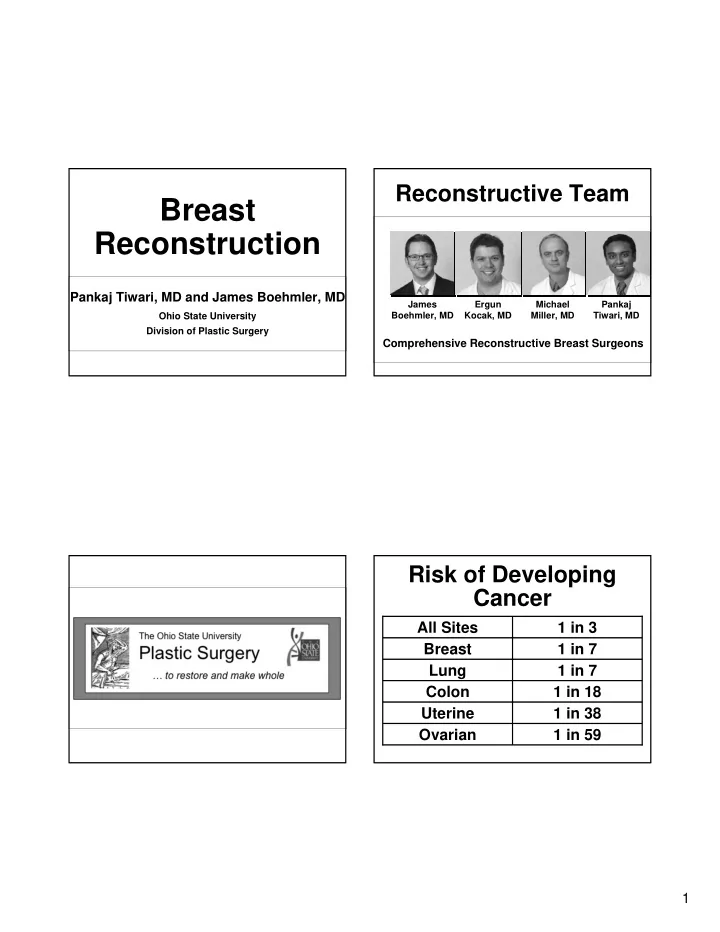 breast reconstruction
