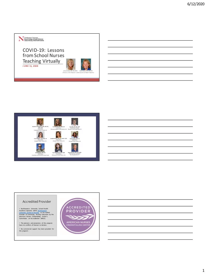covid 19 lessons