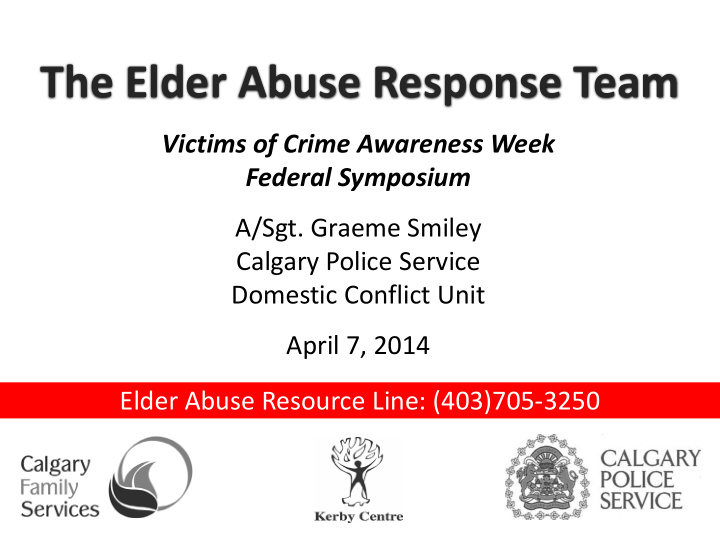 the elder abuse response team