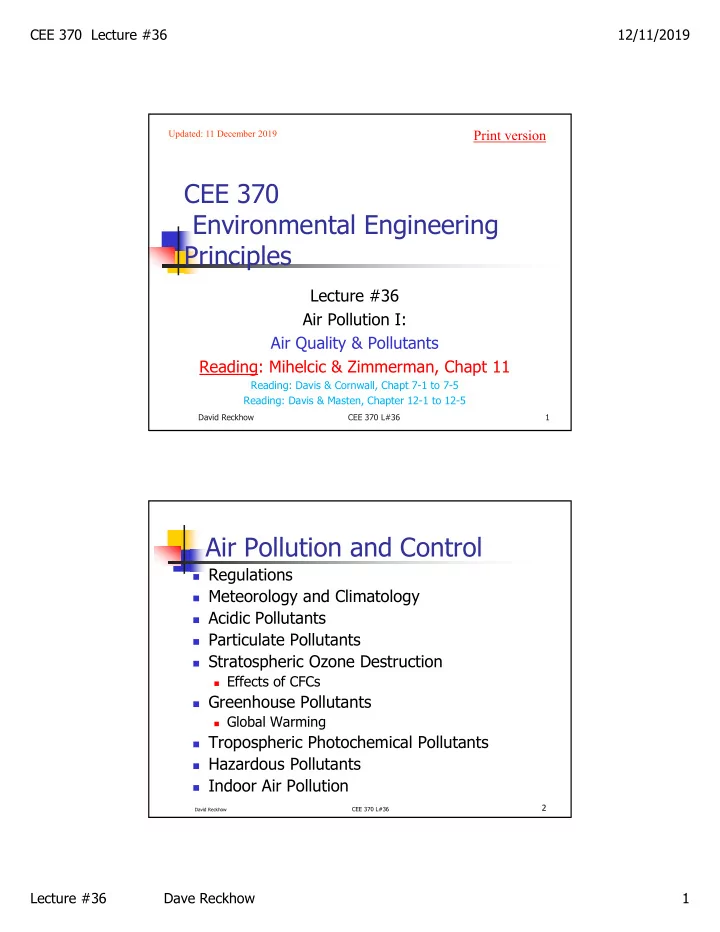 cee 370 environmental engineering principles