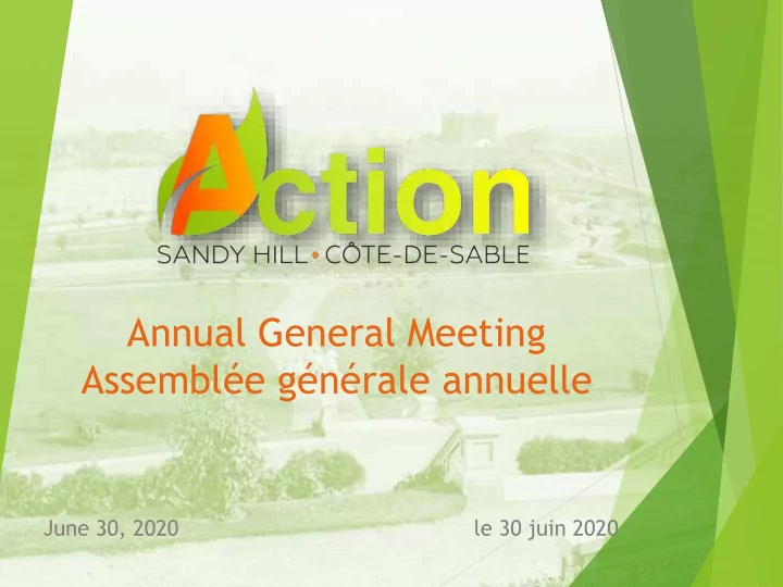 annual general meeting assembl e g n rale annuelle