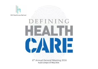 6 th Annual General Meeting 2016 Kuala Lumpur 27 May 2016 WIDENING OUR REACH  GLOBALLY  Macedonia