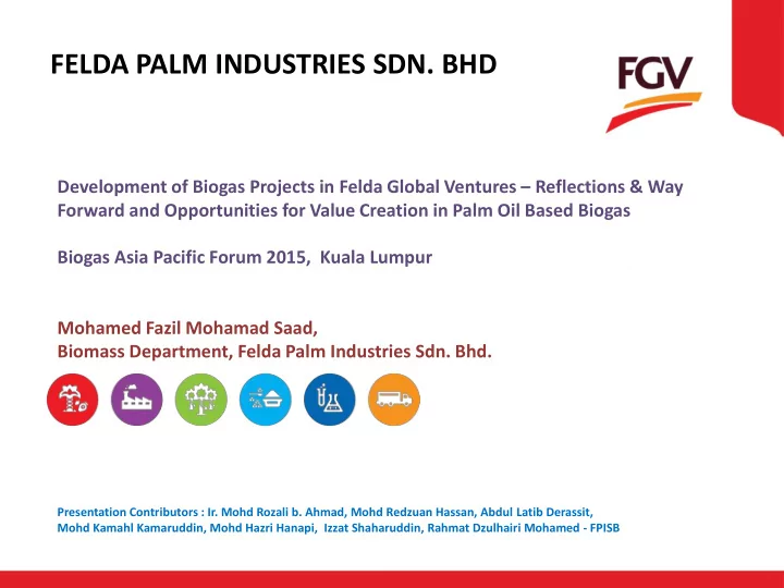 felda palm industries sdn bhd