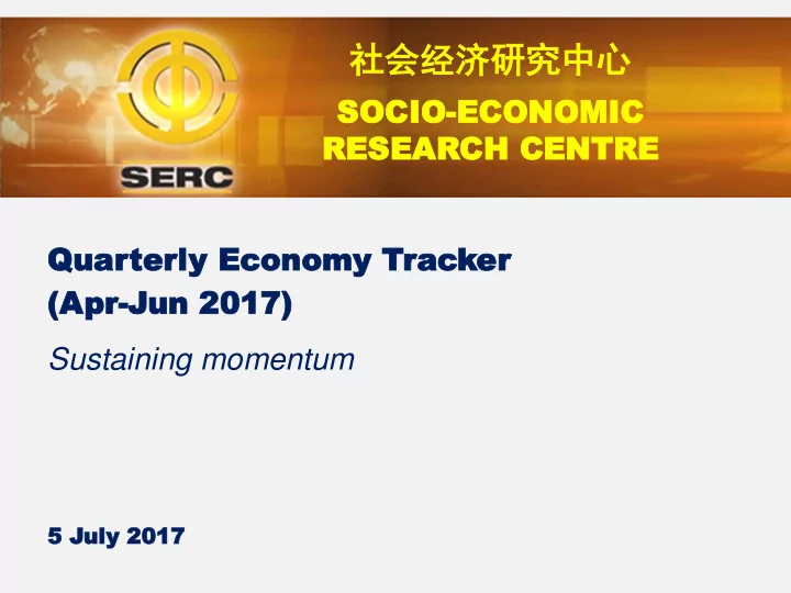 socio socio economic economic re rese sear arch ch ce