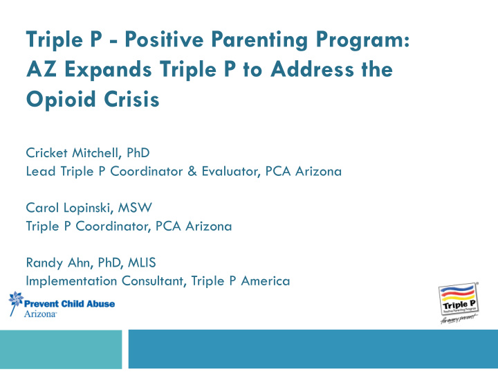 triple p positive parenting program az expands triple p