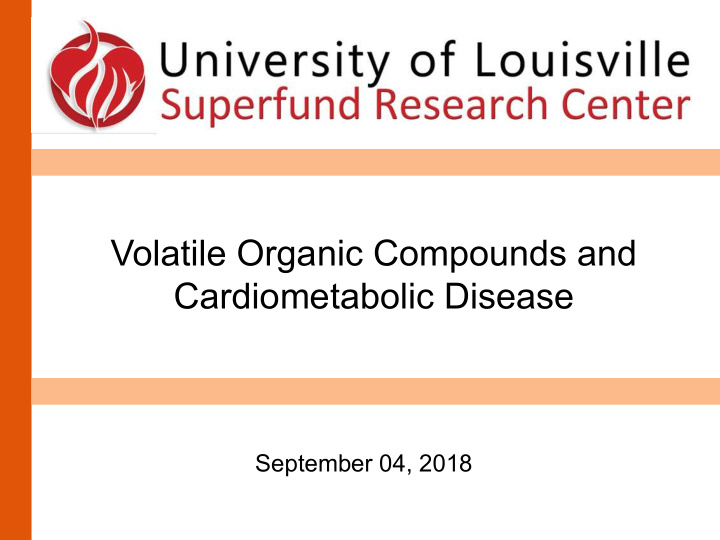 volatile organic compounds and cardiometabolic disease