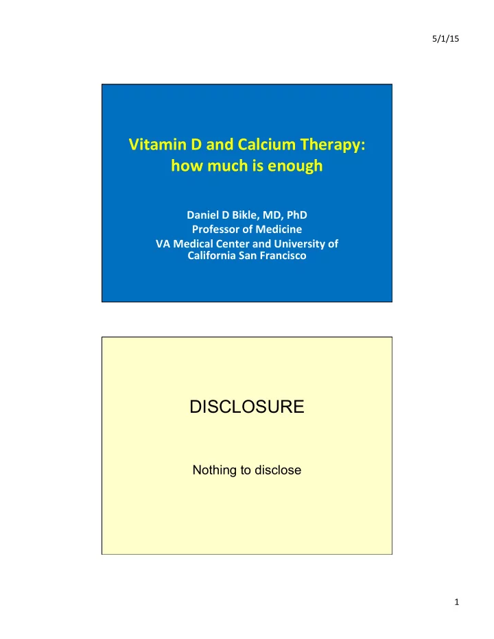 vitamin d and calcium therapy how much is enough