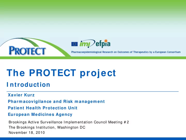 the protect project