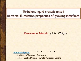 Turbulent liquid crystals unveil  universal fluctuation properties of growing interfaces  Kazumasa