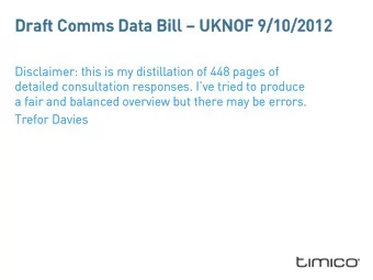 Dra  raft  ft Com  omms Data  ta Bil ill  UK  UKNOF  OF 9/  9/10  10/2  /201  012  Disc  scla