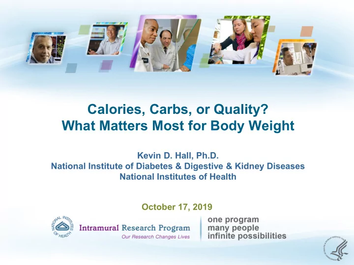 calories carbs or quality what matters most for body