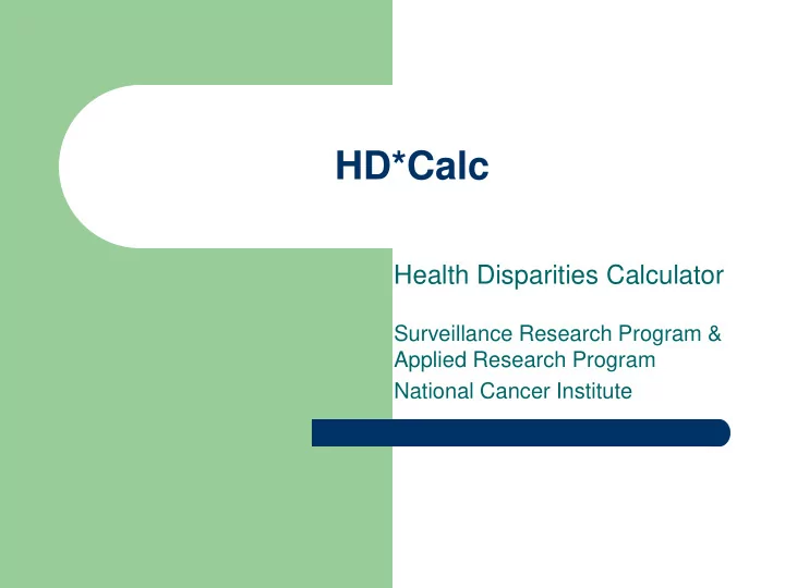 hd calc