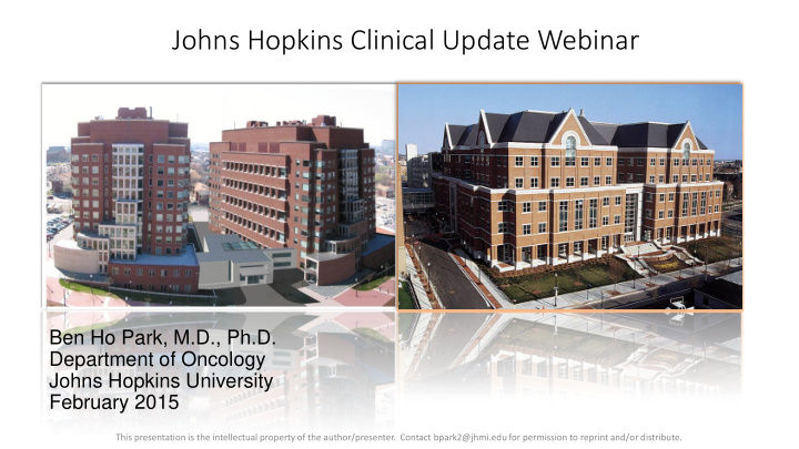 johns hopkins clinical update webinar