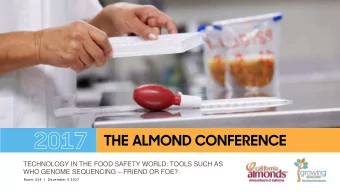 TECHNOLOGY IN THE FOOD SAFETY WORLD: TOOLS SUCH AS  WHO GENOME SEQUENCING  FRIEND OR FOE?  Room