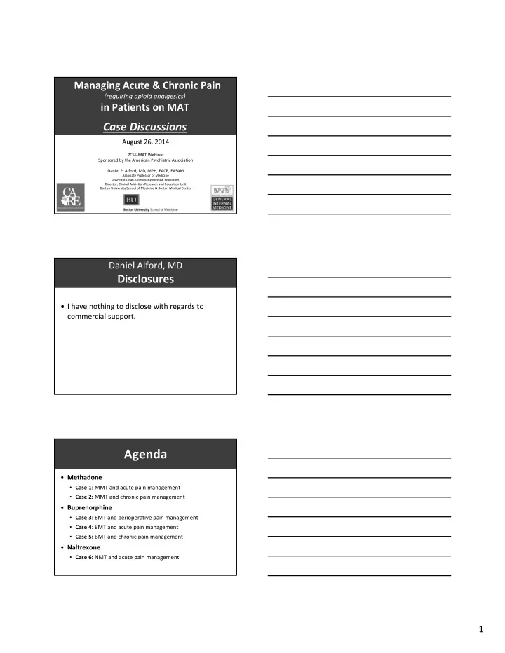 agenda