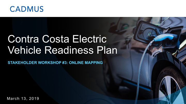 contra costa electric vehicle readiness plan