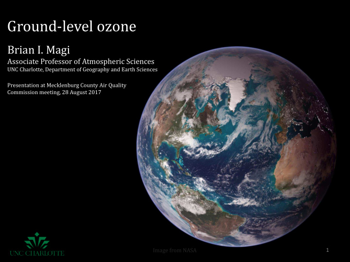 ground level ozone