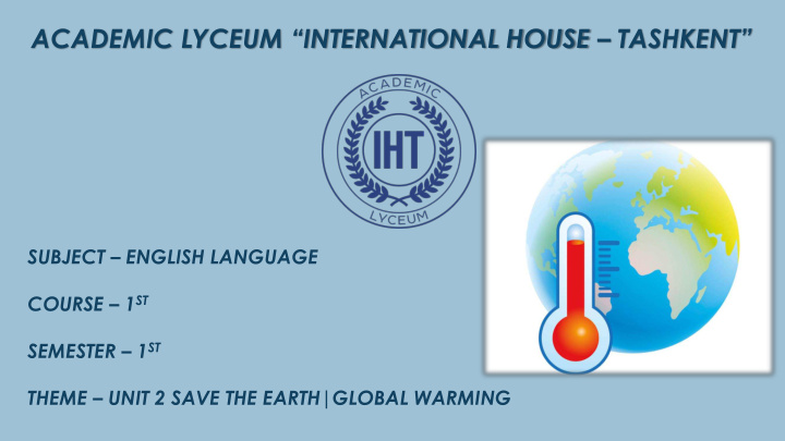 academic lyceum international house tashkent
