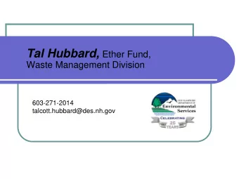 2002  2003:  Site Discovery   Several property owners contacted DES for  assistance   DES