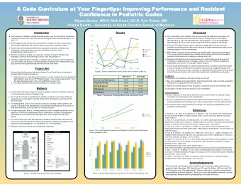 A Code Curriculum at Your Fingertips: Improving Performance and Resident  A Code Curriculum at Your