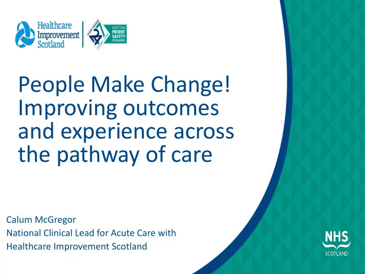 the pathway of care