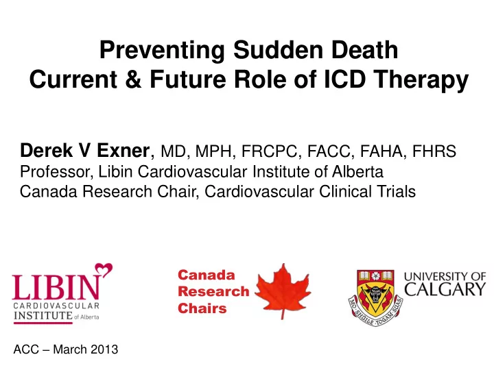 preventing sudden death
