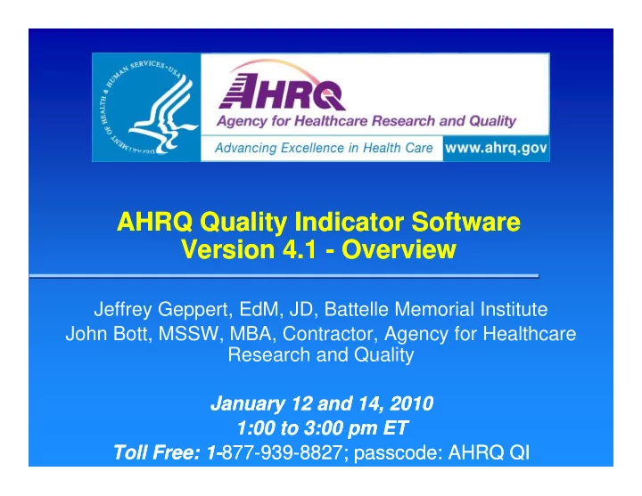 ahrq q ahrq q ahrq quality indicator software ahrq