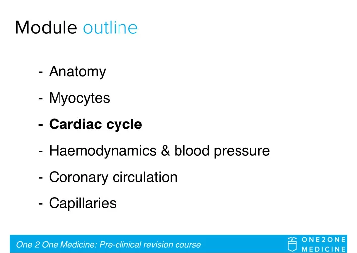 module outline