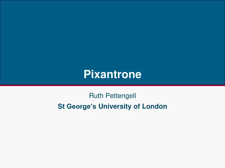 pixantrone