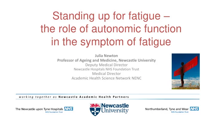 the role of autonomic function