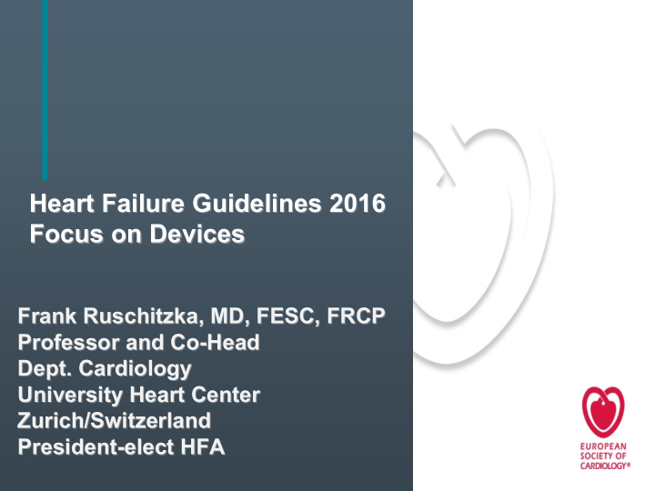 heart failure failure guidelines 2016 guidelines 2016